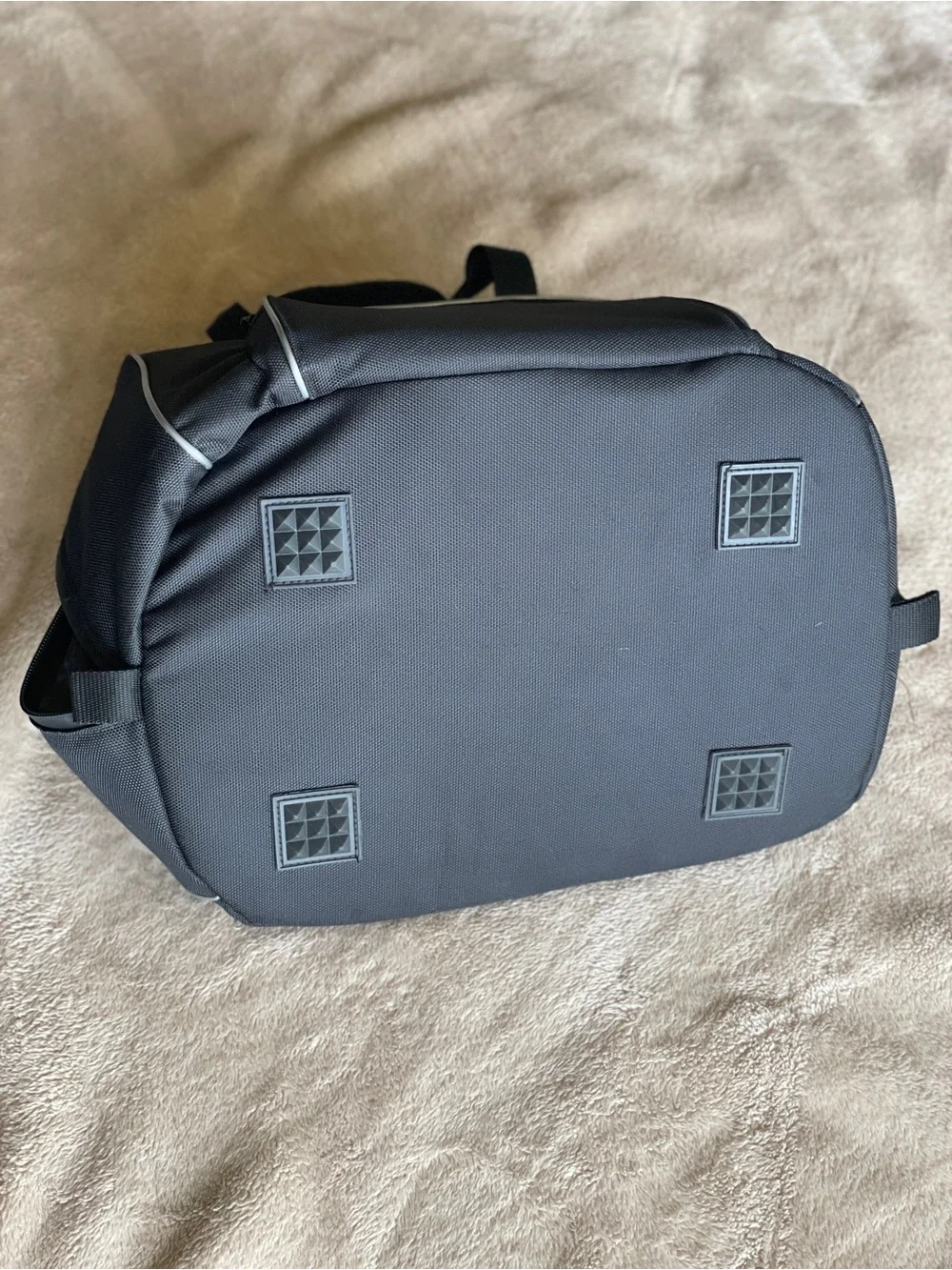Black equestrian carry bag